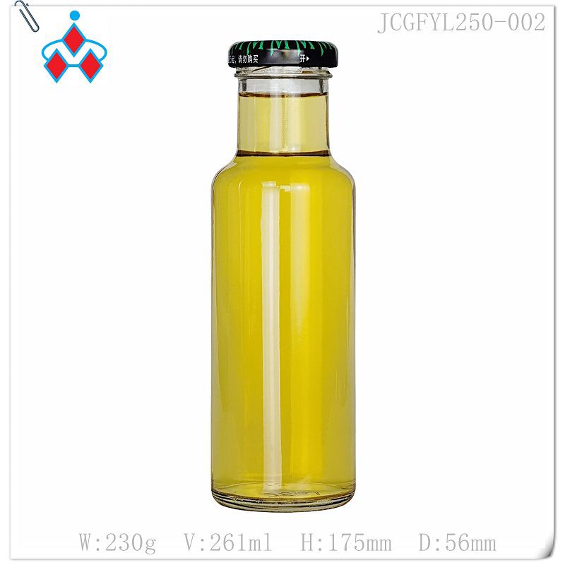 Cold Pressed Juice Glass Bottle 250ml