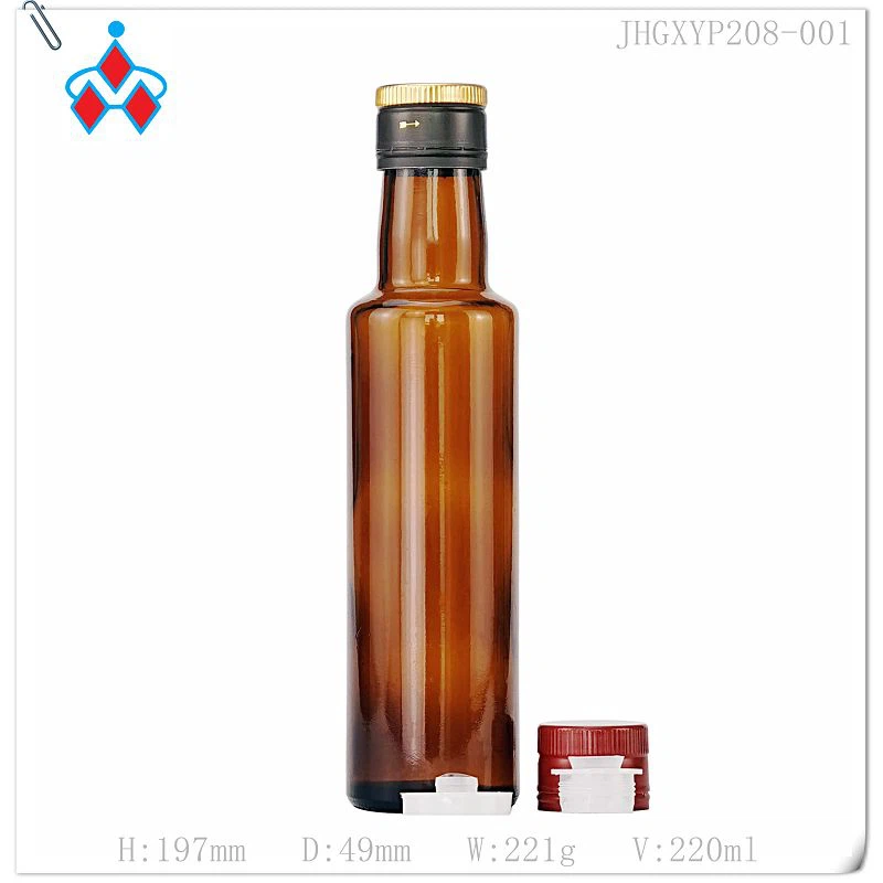 Empty Olive Oil Glass Bottle