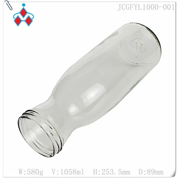 Glass orange juice bottle quotation