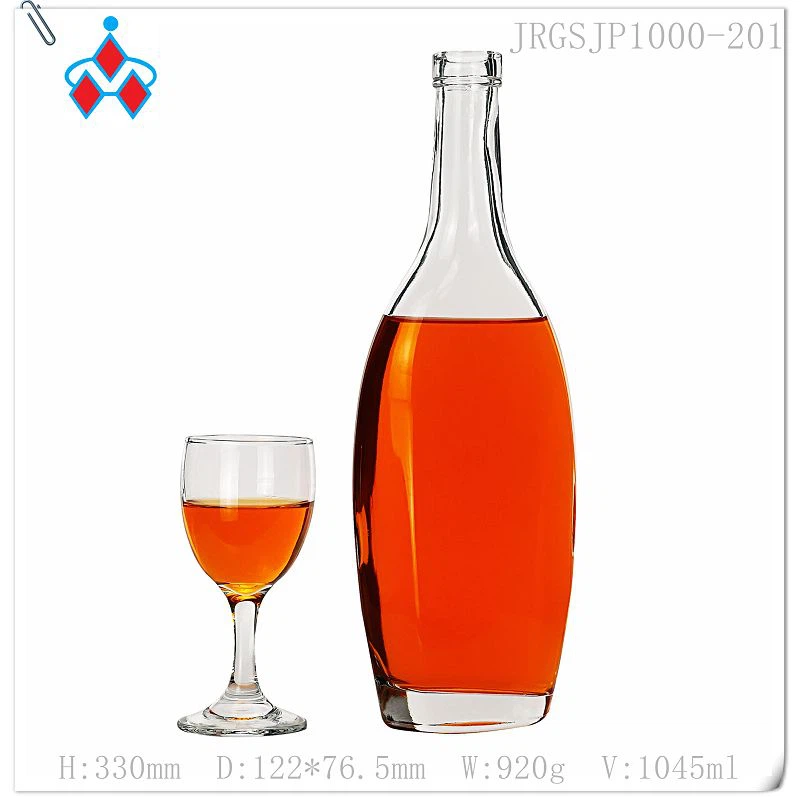 Glass Tequila Bottles 1000ml