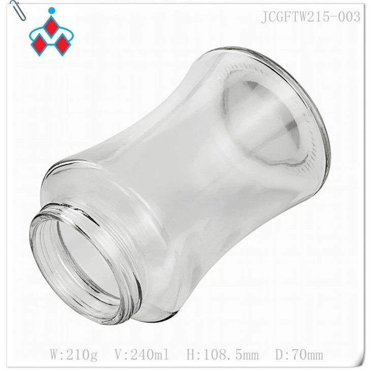 Modern clear glass salt and pepper shakers in stock
