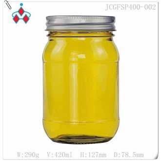 Mason Storage Glass Jar 400ml