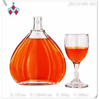 Brandy Bottle and Glass Set