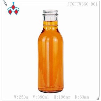 Clear Glass Bottle for Carbonate Beverages