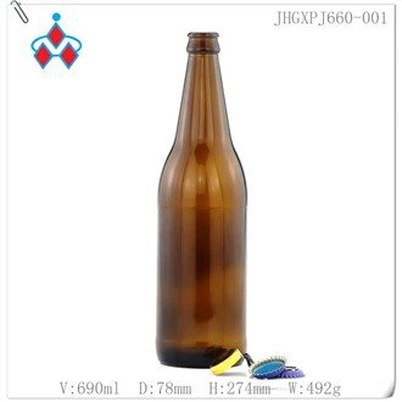 Crown Cap Glass Beer Bottles