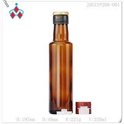 Empty Olive Oil Glass Bottle