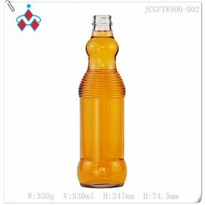 Glass Soy Sauce Glass Bottle Dispenser