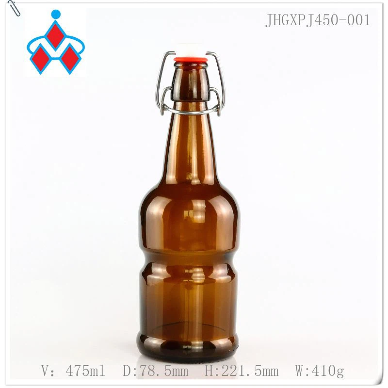 Swing Top Glass Amber Beer Bottles