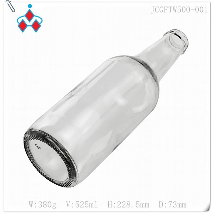 White glass vinegar bottle  Free Sample