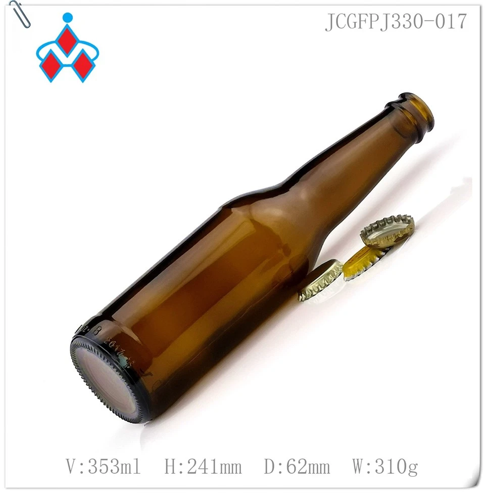 330ml Amber Beer Glass Bottle factory
