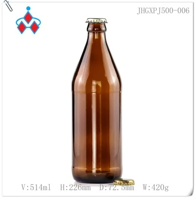 500ml Amber Beer Bottle
