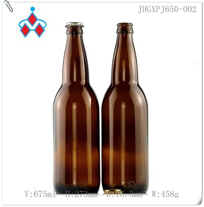 650ml Amber Beer Glass Bottle