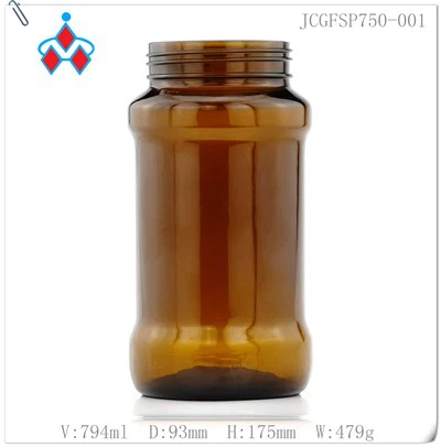 Amber Glass Jar 750ml