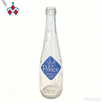 Screen Printing Soda Glass Bottle 330ml
